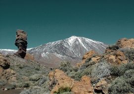 very beautiful tenerife landscape