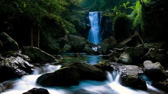 waterfall as a source of water