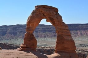 stone arch rock landscape