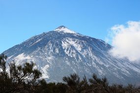 Teide is a volcano on the island of Tenerife