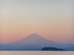 sunset in enoshima