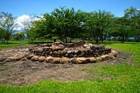 archeological stones in Cihuat&aacute;n