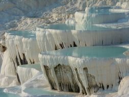 Limestone terraces in Pamukkale