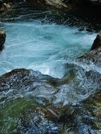 strong flow of water in France