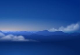 Clouds on a blue sky