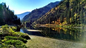 icicle river landscape