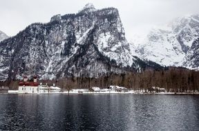 lake königsee in austria