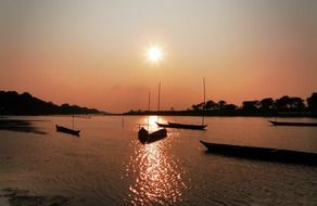 Landscape of ocean in India