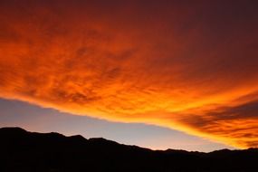 gorgeous mountain sunset