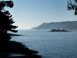 Landscape Picture of cove
