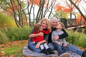 picnic happy family