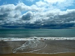 Beautiful coastline of the ocean
