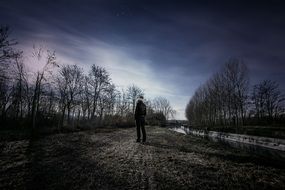 watching the nature