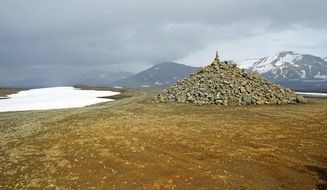 cairn in iceland