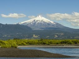 volcano villarica landscape