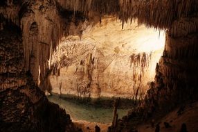 underground cave entrance