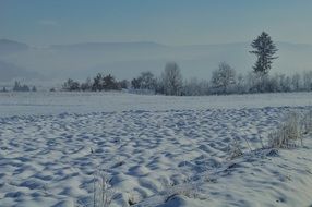 breathtaking of a winter landscape