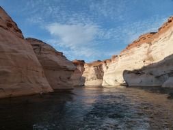 Lake Powell in the southwest of the united states