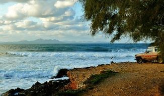 rocky beach in Mallorca