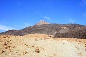 mountain lunar landscape