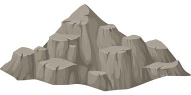 graphic image of gray mountains and hills