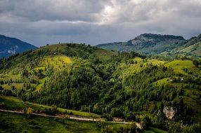 village on a hills