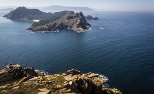 rocky islands in the North Sea