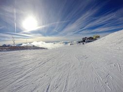 Dolomite ski run