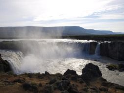 river landscape in Iceland