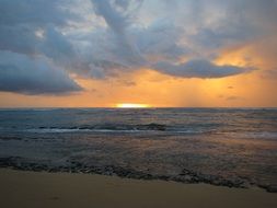 beautiful and delightful hawaii sunrise