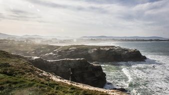 rocks in the North Sea
