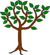 graphic image of a young tree