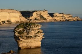 bonifacio corsica white