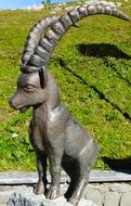 Capricorn statue in Switzerland