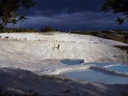 delightful limestone terraces