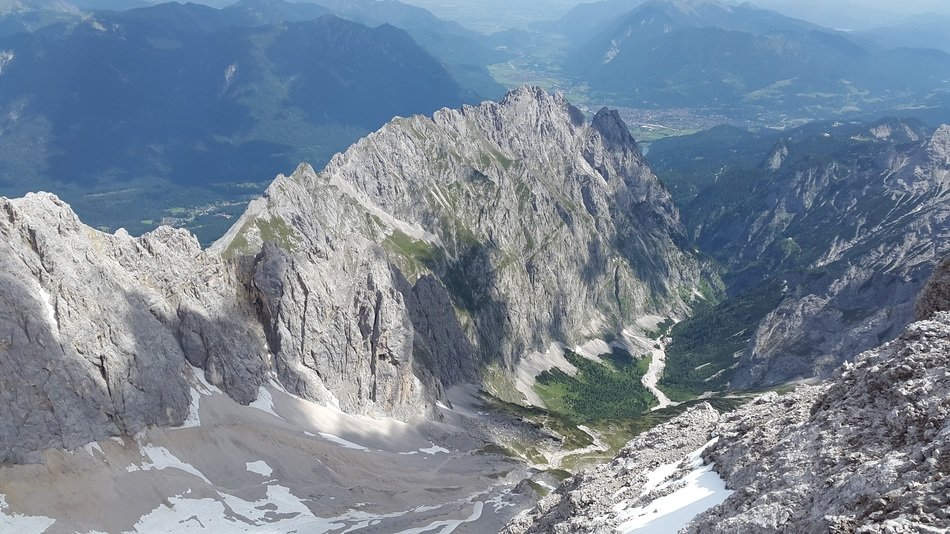 Aerial view of hell valley