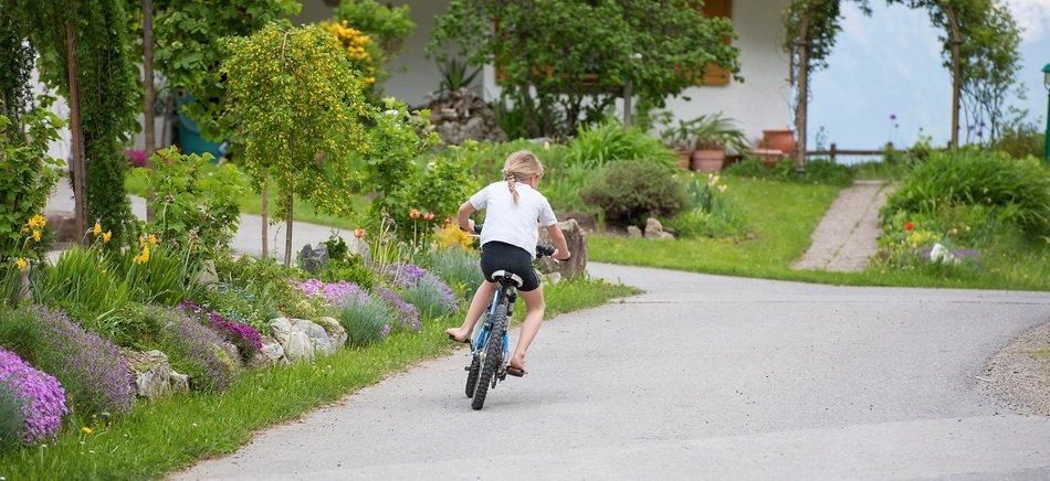 girl on the bike