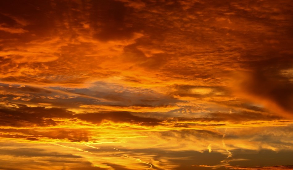 sunrise cloudscape in the clouds
