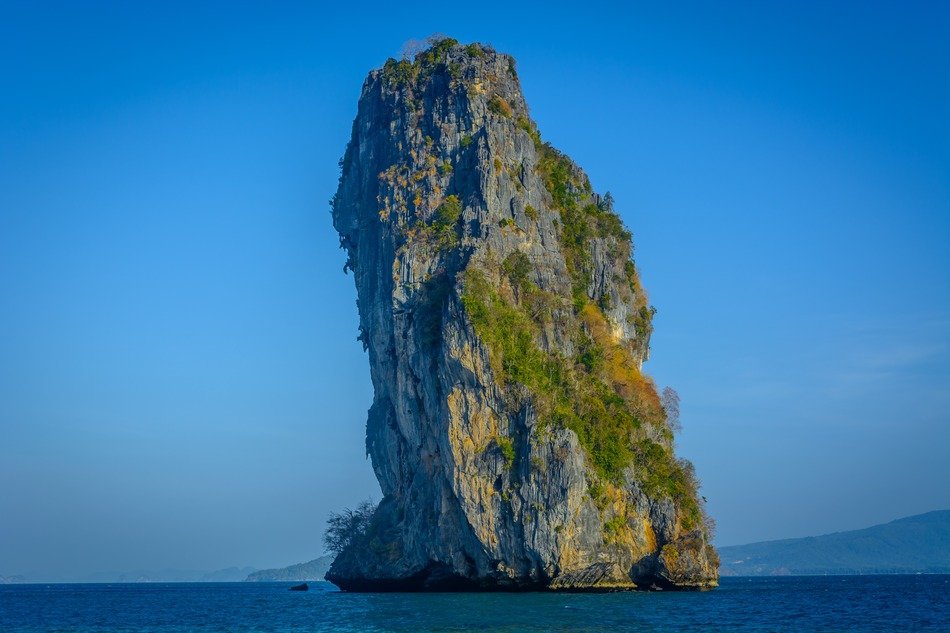 Rock in the ocean, thailand