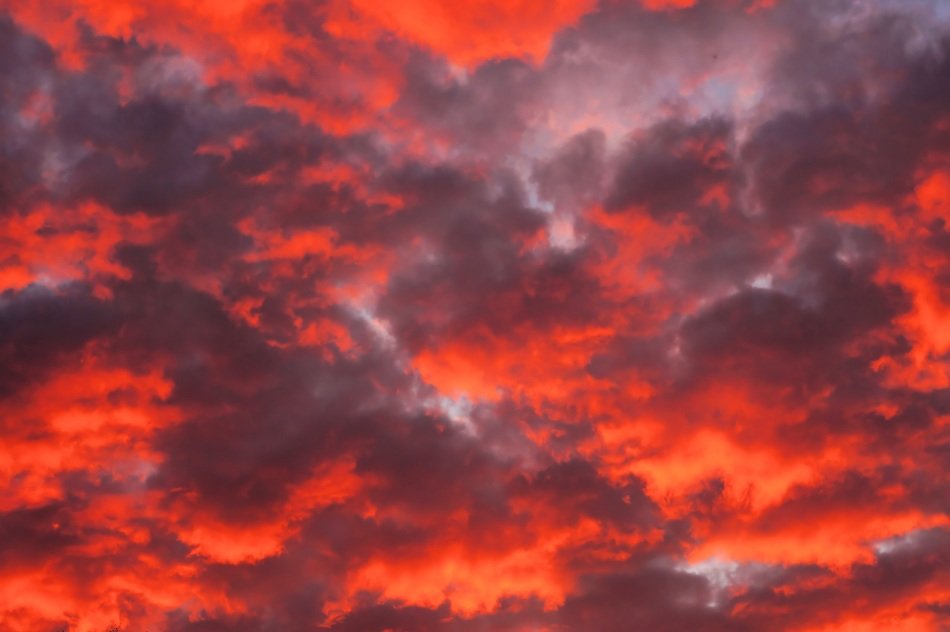 atmospheric sky at sunset