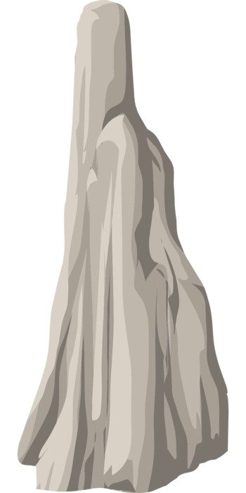 clipart of the mountain peak