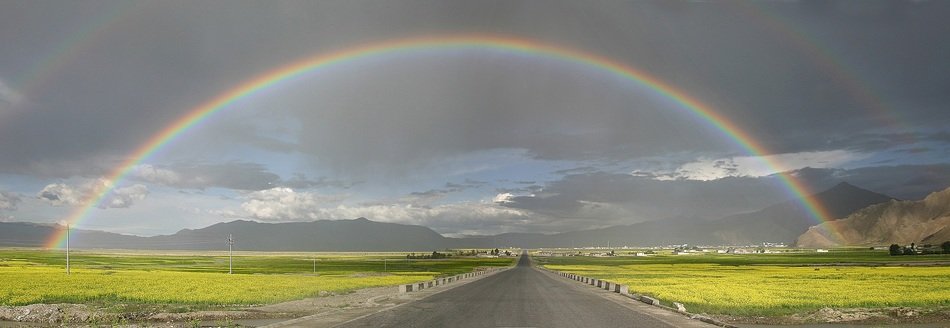 Chinese Tibet view