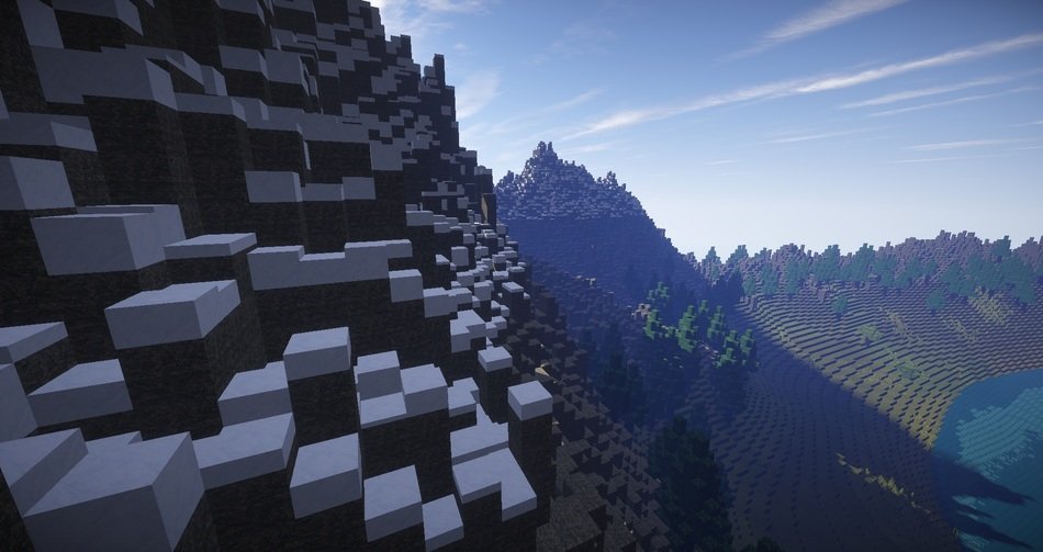 Mountain in the Minecraft video game