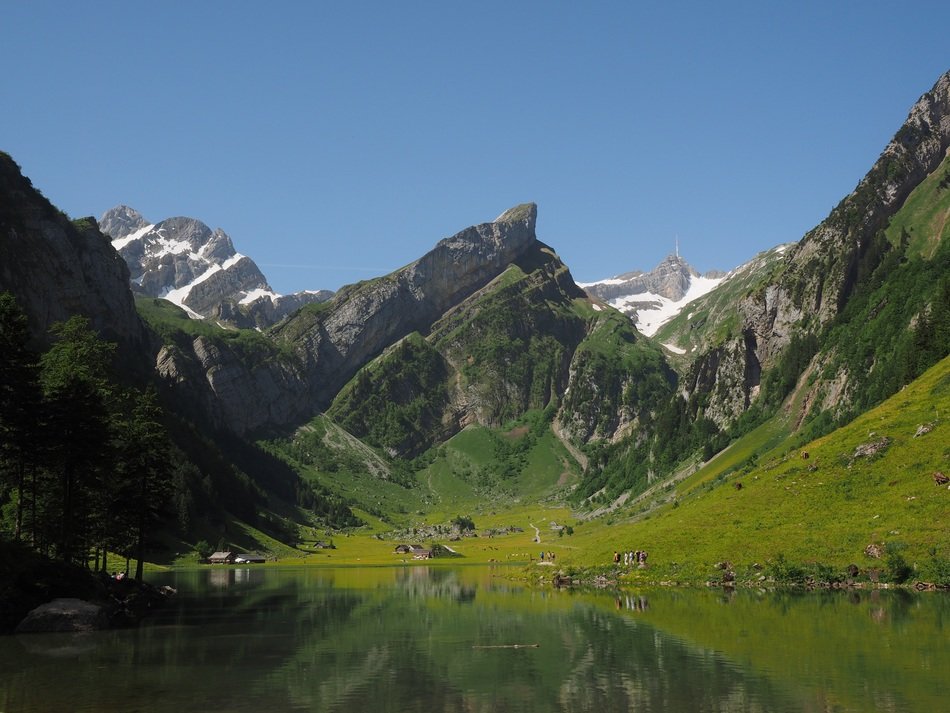 Zealpsee - lake in the Appenzell Alps