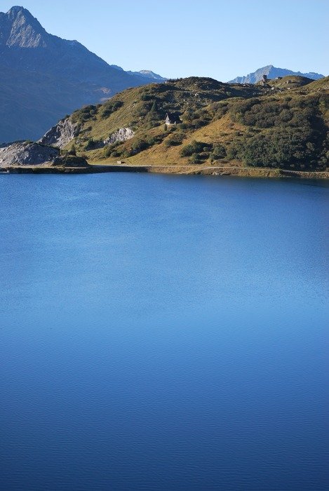lake in Lechquellen Mountains