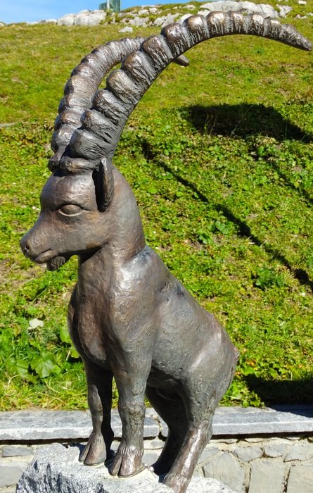 Capricorn statue in Switzerland