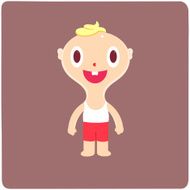 Olympic torch fire eater character