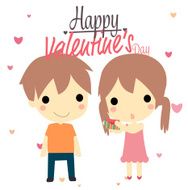 boy and girl valentines day