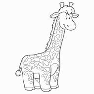 Coloring book (giraffe)