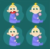 Little Baby Emotions Set
